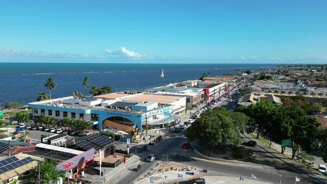 Porto Seguro Paisagem Mar Oceano Atl&acirc;ntico Barcos Balsa Corais Natureza Tur&iacute;stica Costeira Bahia Praias Tropicais Taperapuan Passeio Bares Passarela do &Aacute;lcool Carnaval Ver&atilde;o F&eacute;rias Viajar Viagem