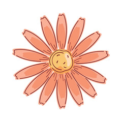 orange flower garden