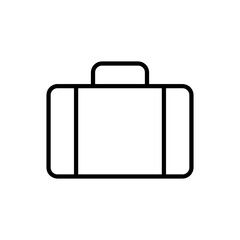 Services portfolio vector icon, briefcase symbol. flat vector illustration for web site or mobile app.eps