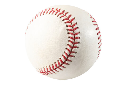baseball ball isolated on white, baseball ball sports equipment.