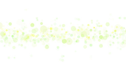 明るい緑のランダムなドットの背景素材