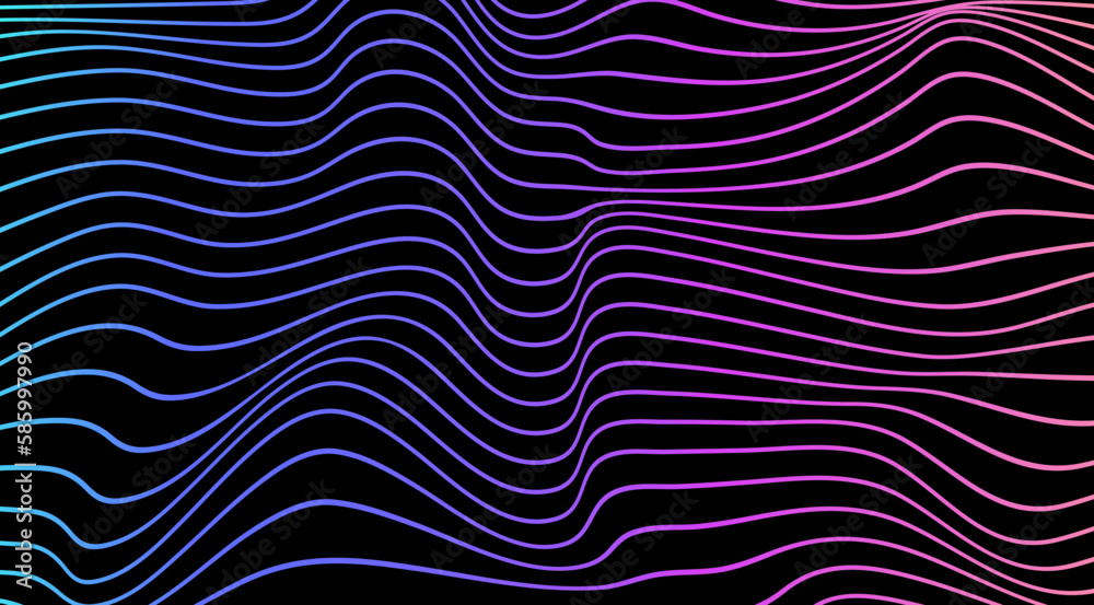 Poster retrowave abstract background. trippy psychedelic backdrop with glitch and liquid effect. holographi