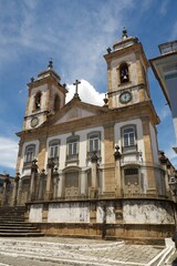 Fototapeta na wymiar Old Churchs of Sao Joao Del Rei