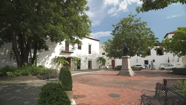 Casa de Tostado in Parque Billini, Santo Domingo, Dominican Republic, West Indies, Caribbean, Central America
