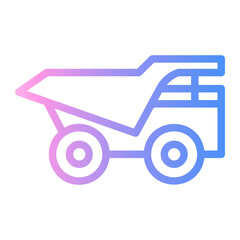 mining truck icon