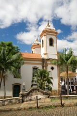 Fototapeta na wymiar Historical Churches in Ouro Pretochurch, architecture, building, religion, travel, old, tourism, ancient, catholic, sky, cross, history, historic, town, historical building, view, history, historic, s