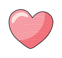 heart retro and nostalgic