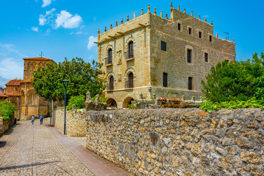 Palacio de Los Velarde at Santillana del Mar in Spain