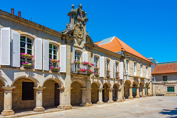 Pazo de Mugartegui historical building at Pontevedra in Spain