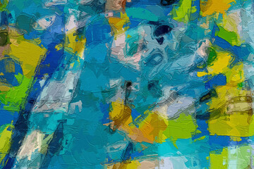 Abstract colorful oil painting texture background wallpaper