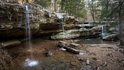 Beautiful Burden Falls in the Shawnee National Forest, United states