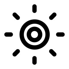 sunrise springtime season outline icon style