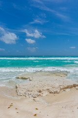 Mexico Cancun, beautiful Caribbean coast