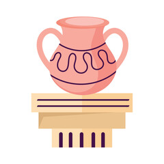 Antique amphora decoration