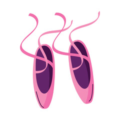 fashionable ballet slippers © Gstudio