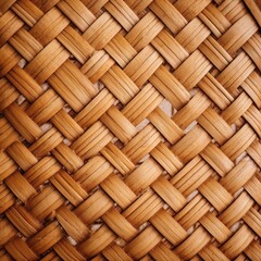 handcraft bamboo weave texture abstract for the background. Generative Ai.