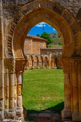 Deurstickers Monastery of San Juan de Duero at Soria, Spain © dudlajzov
