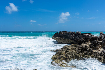 Mexico Cancun, beautiful Caribbean coast