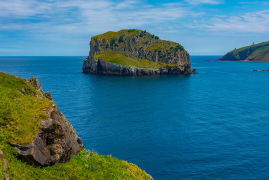 Akatxa irla island near San Juan de Gaztelugatxe church, Spain