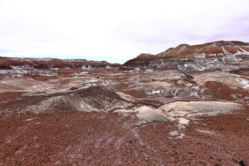 Blue Mesa Scenic Trail, Petrified Forest National Park, Arizona, USA