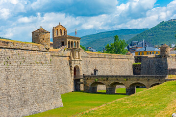 Ciudadela fortress in Spanish town Jaca