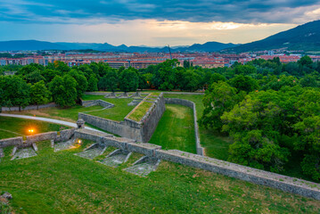 View of a citadel in Pamplona, Spain