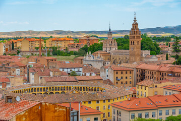 Panorama view of Spanish town Tarazona