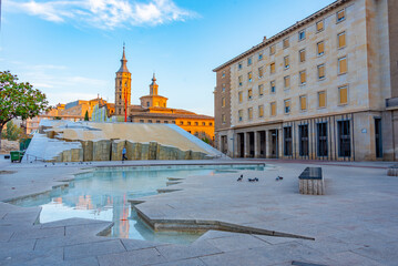 Fuente de la hispanidad in Zaragoza, Spain