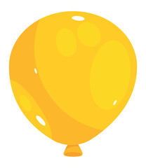 yellow balloon icon