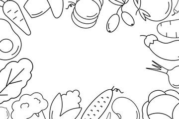 Vector set.Vegetables BACKGROUND.Vegetarian.Vegas.Keto.Food.Post.Eco.Print for textile,web design,Keto Diet,Keto lines on a white background. Decor.Eco.Line.Garden.Gardening.Kitchen.Food,Line,logo.Eco