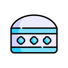 Obraz premium icon kufi hat Ramadan and Islamic Eid