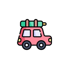 icon road trip Ramadan and Islamic Eid