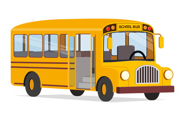 Obraz na płótnie Canvas yellow school bus with good quality and condition