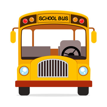 yellow school bus with good quality and condition
