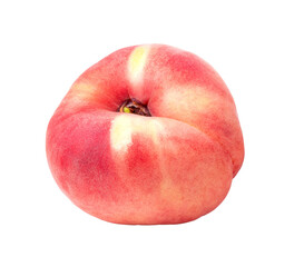  flat donut peaches on transparent png