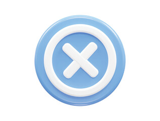 Fototapeta premium Block icon 3d rendering vector illustration transparent element