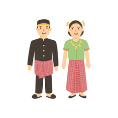 pattuqduq towaine bugis couple with traditional dress