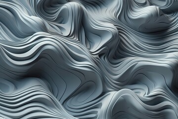 digitally generated undulating surface created with Generative AI technology