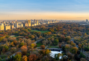 Fototapeta na wymiar Central Park Sunrise