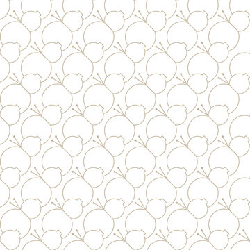 Seamless pattern of gourd.