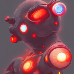 abstract light object