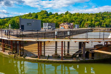 Brunel Lock at English town Bristol