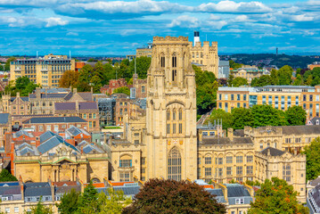 Wills Memorial Building Tower in Bristol, England