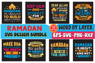 Ramadan svg t shirt design bundle