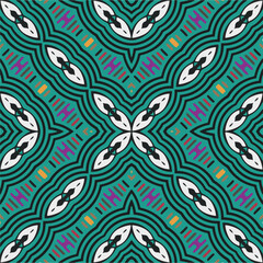 Abstract ethnic rug ornamental seamless pattern.Perfect for fashion, textile design, cute themed fabric, on wall paper, wrapping paper and home decor.
