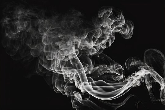 Fantastic smoke, abstract background, wallpaper. Color bomb. Printable image. High quality. Generative AI