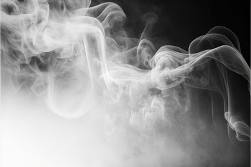 Fantastic smoke, abstract background, wallpaper. Color bomb. Printable image. High quality. Generative AI