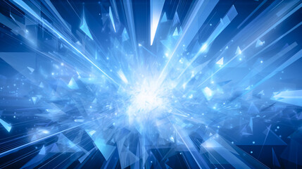 Fototapeta premium Abstract bright blue background. Elegant illustration