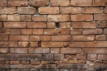 Fototapeta premium ﻿A brick wall with a brick wall - Generative AI