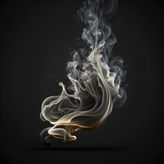 Fantastic smoke, abstract background, wallpaper. Color bomb. Printable image. High quality. Generative AI